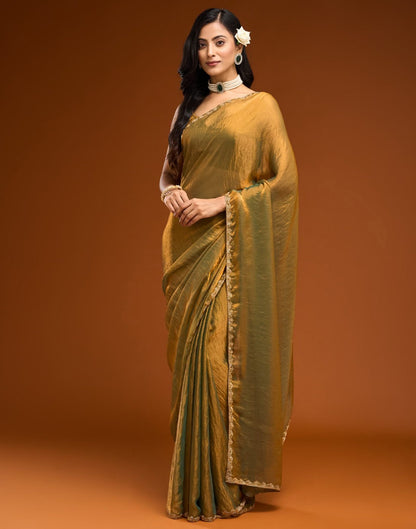Modern Soft Organza Saree For Party Look
