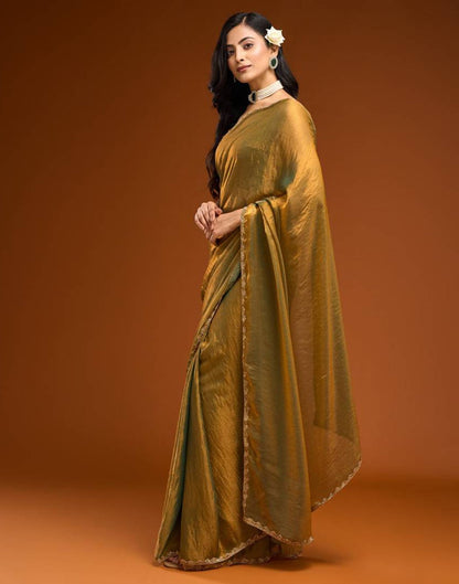 Modern Soft Organza Saree For Party Look