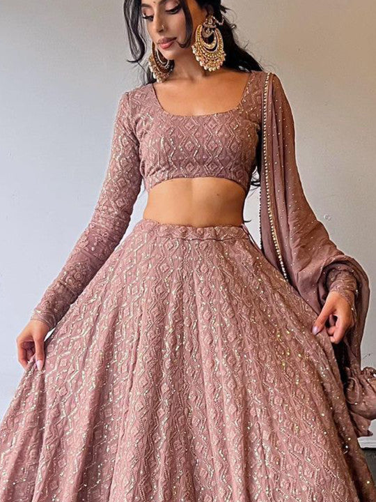 Wedding Wear Lucknowi Lehenga Choli