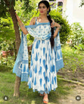 Summer Pure Cermic Cotton Digital Printed Anarkali Suit With Dupatta