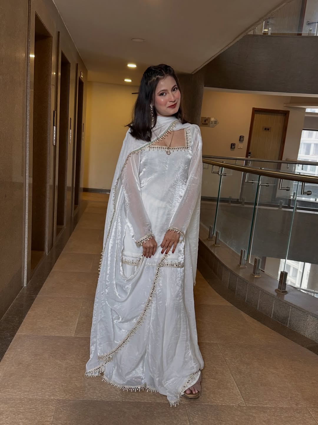 Premium Fandy Silk Kurta Palazzo Set With Dupatta-Ready To Wear Outfits