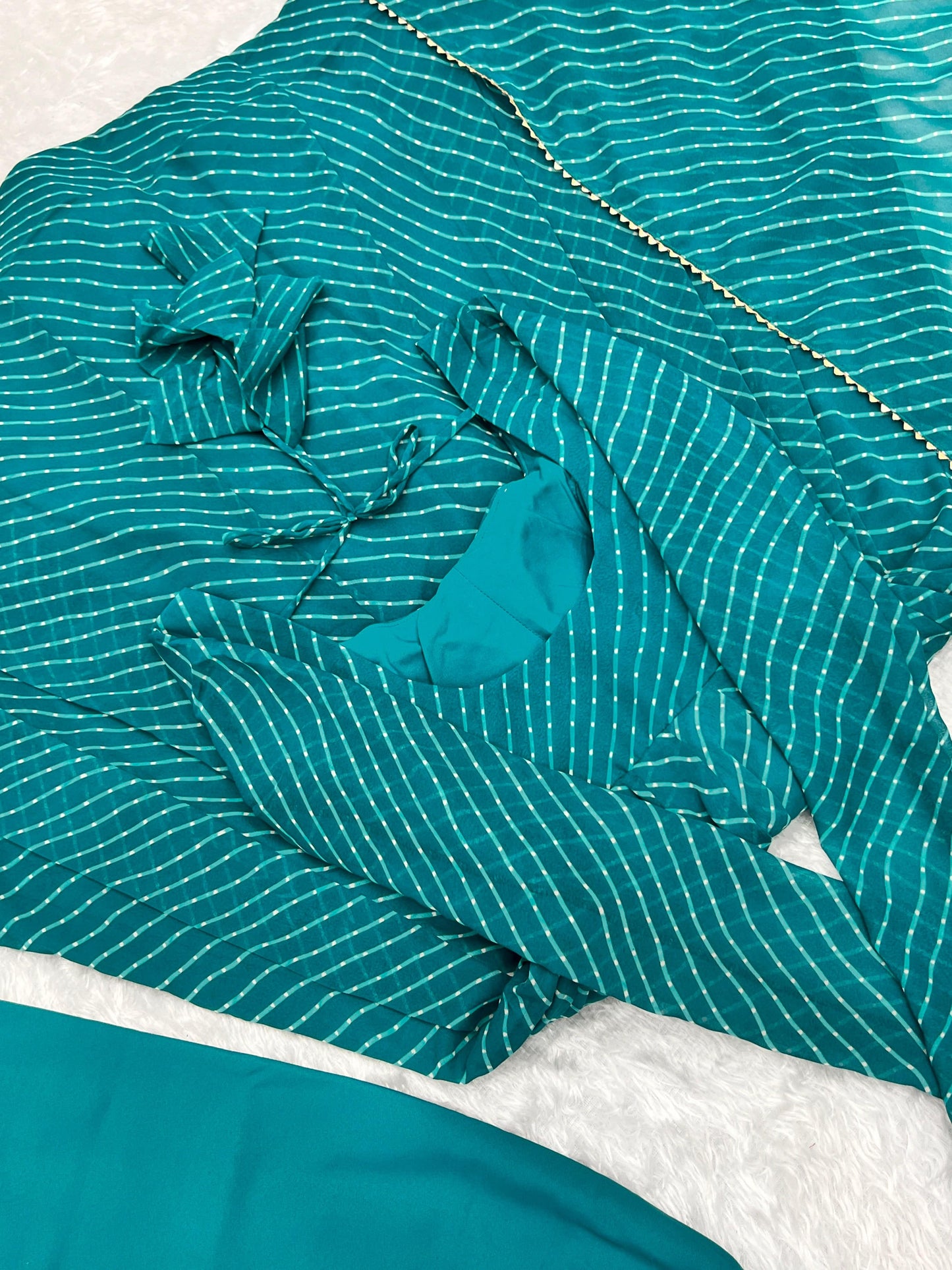 Splendid Faux Georgette Printed Fully Stitched Anarkali Pant Suit - INDIAN ELEGANCE