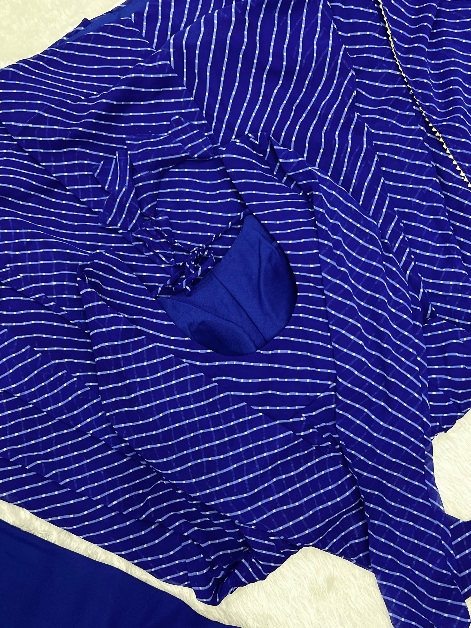 Splendid Faux Georgette Printed Fully Stitched Anarkali Pant Suit - INDIAN ELEGANCE