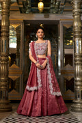 Pista Gold Crush Sequins Thread Diamond Worked Lehenga Choli -Wedding Wear