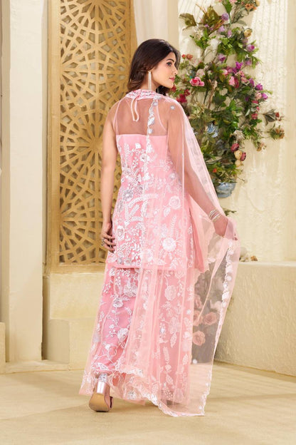 Festival Wear Butterfly Net Salwar Palazzo Suits