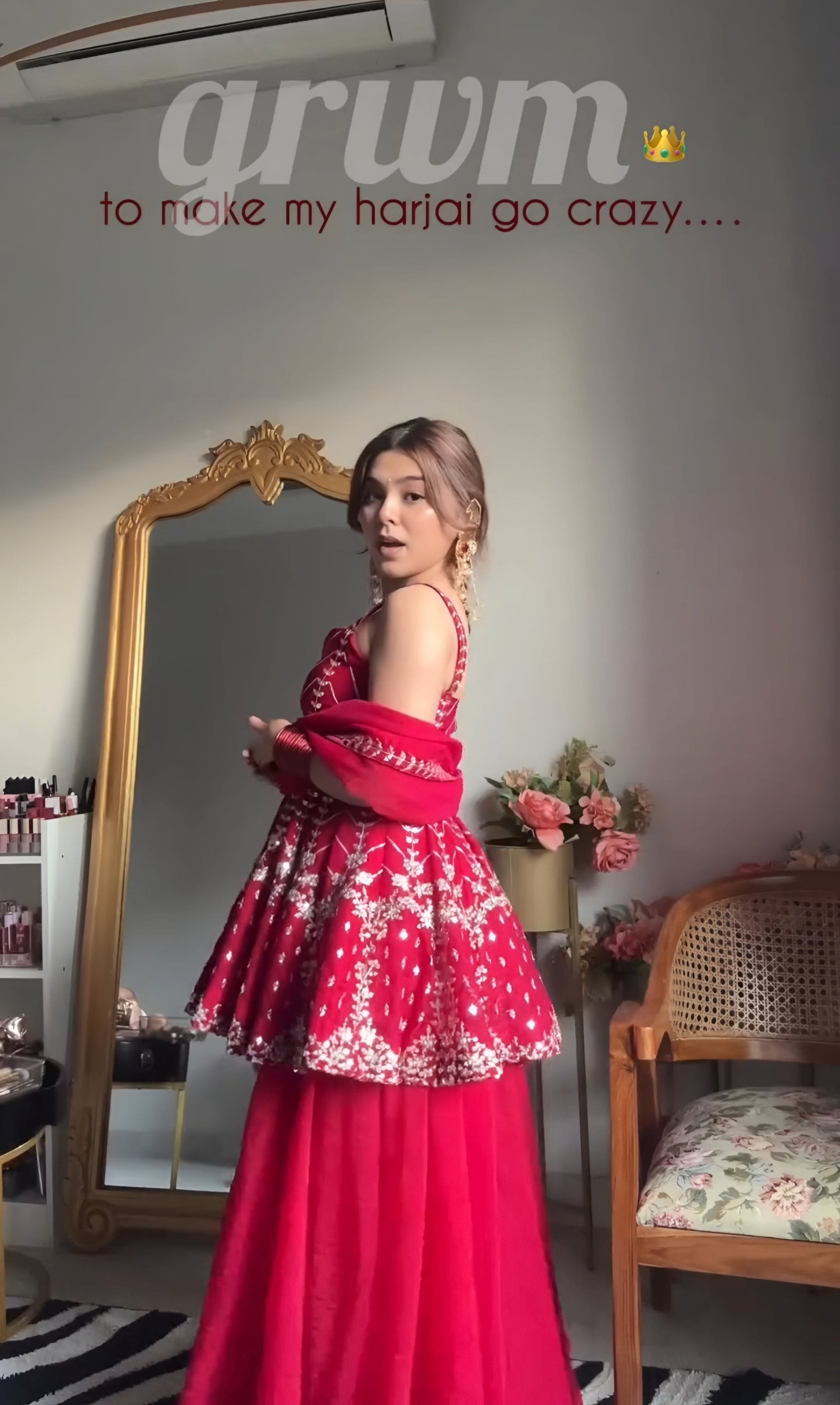 Rani Pink Heavy Sequin Kurti Sharara Suits -Wedding Wear