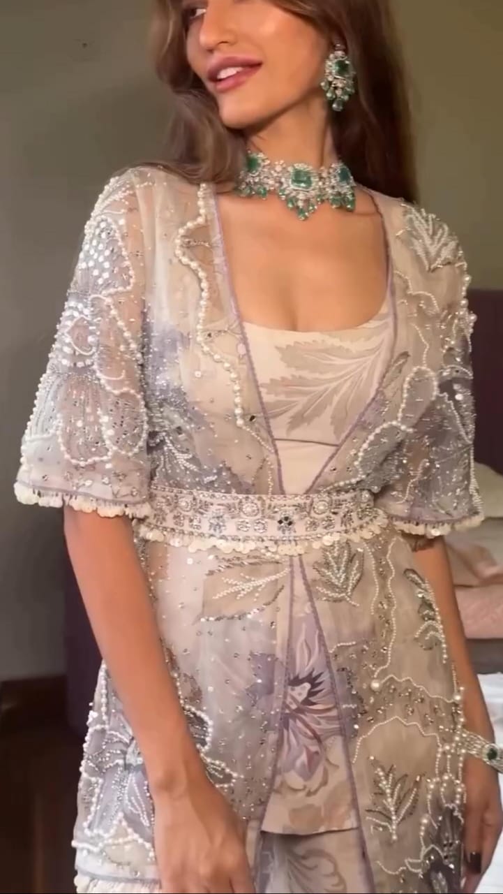 Premium Printed Sharara Co-Ord Set | Party Wear Ethnic Outfit