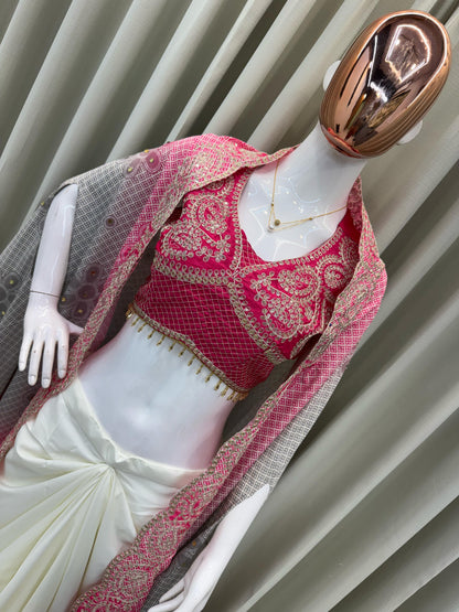 EXCLUSIVE THREE PIECE WESTERN OUTFIT FOR  DESIGNER LOOK
