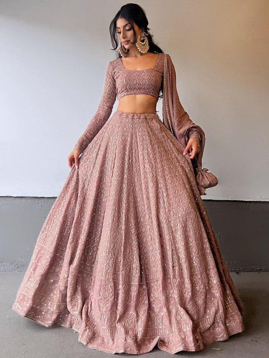 Wedding Wear Lucknowi Lehenga Choli