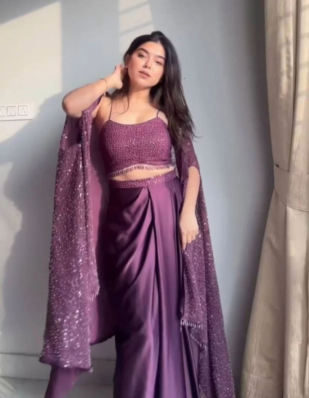 Party Wear Full Stiched  Silk  Indowestern Suits