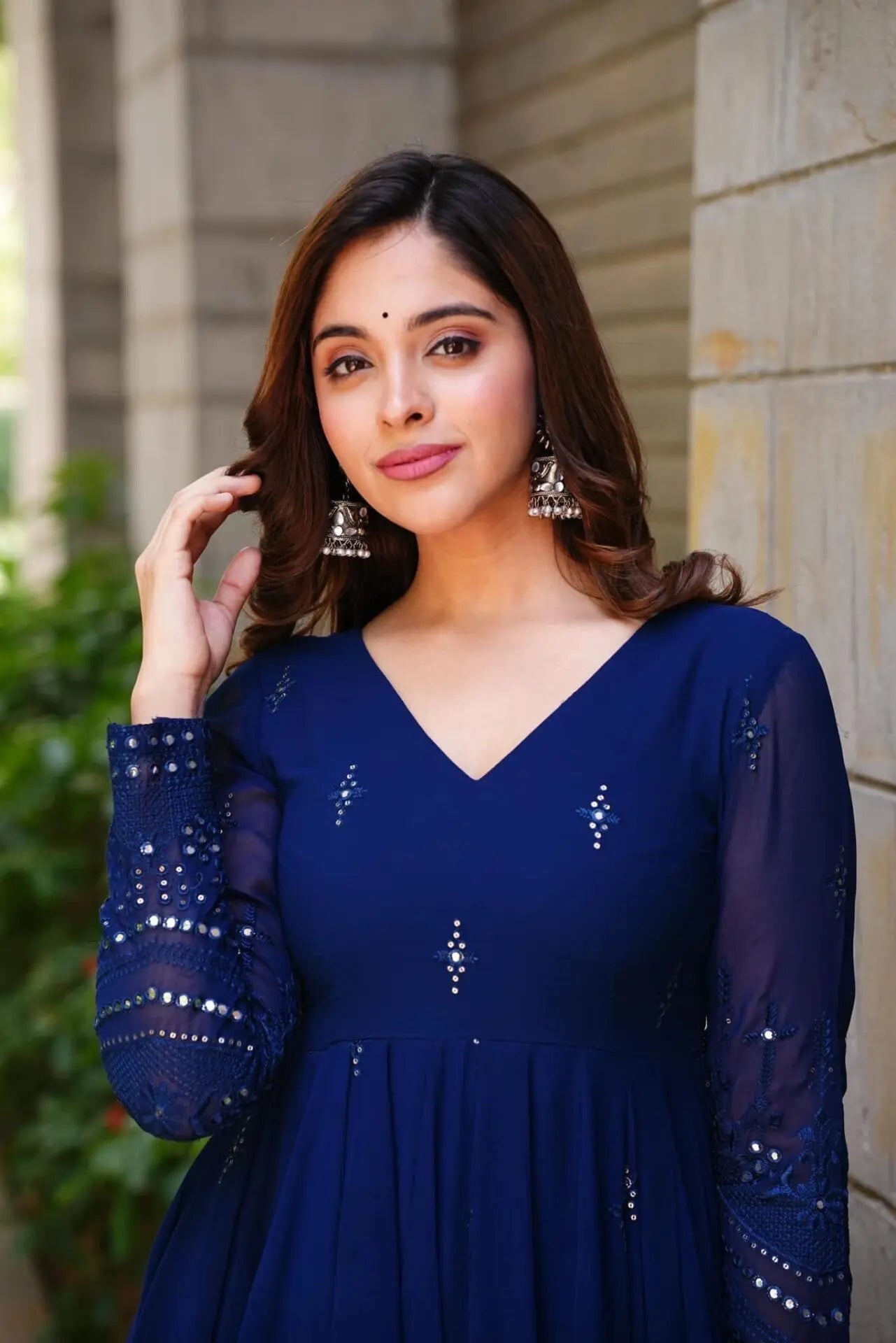 Premium Festive Wear Georgette Embroidered Suit Set